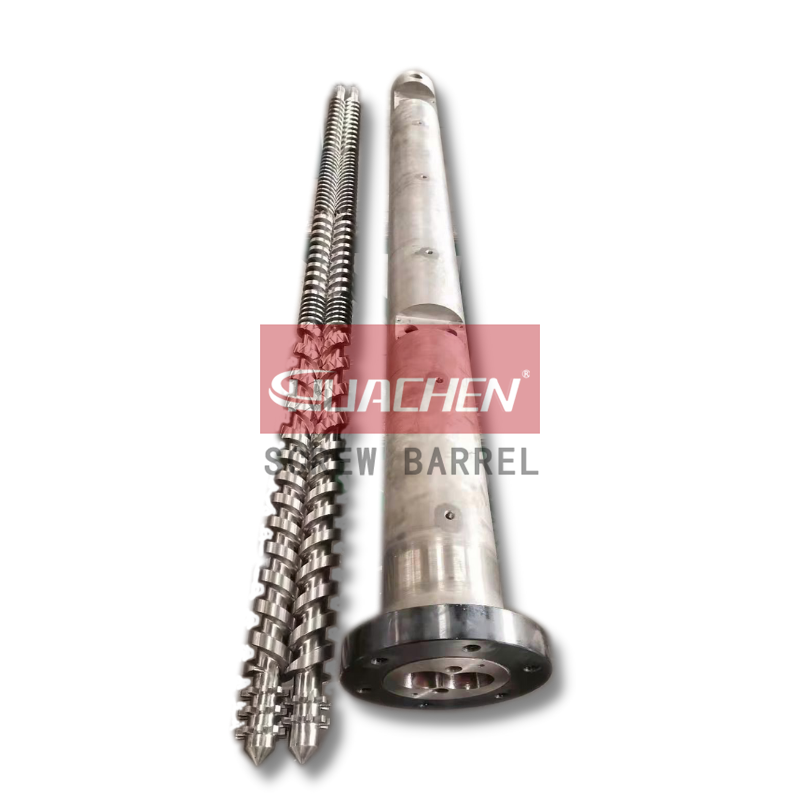 best parallel twin screw barrel for pvc profile profiles extrusion