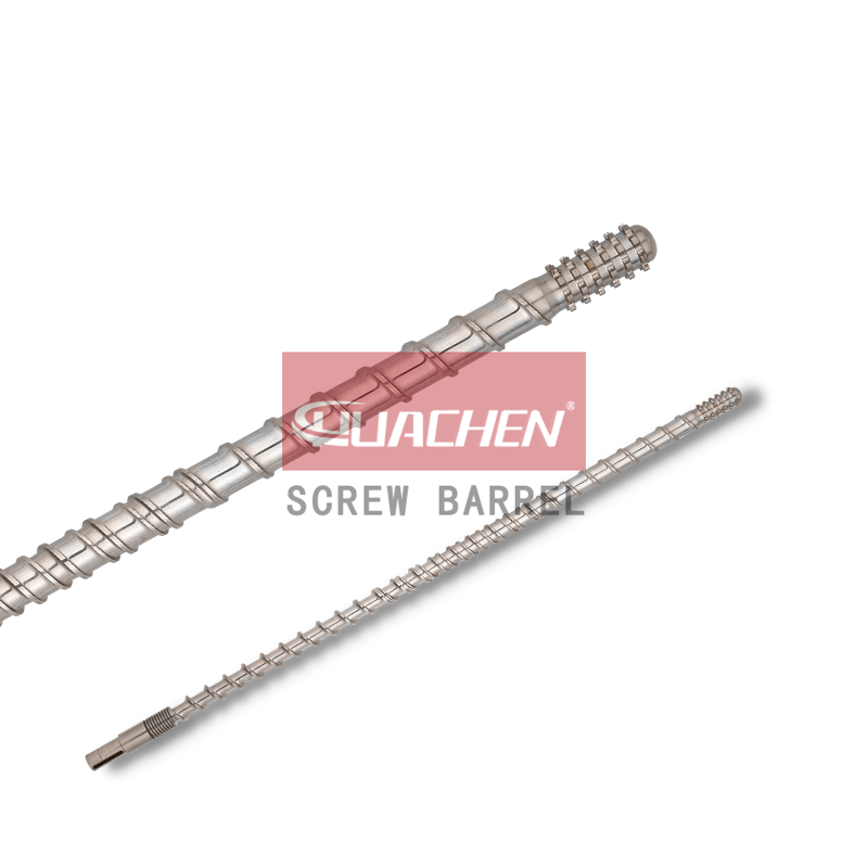 nonwoven extruder screw barrel